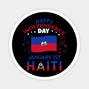 Haiti Independence Day Haitian Pride Haiti Flag Magnet